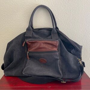 JOPO Norway Canvas & Leather Weekender Bag